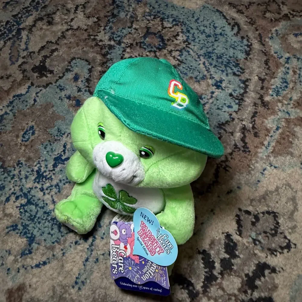 Vintage Care Bears Good Luck Varsity Bear - Picture 2 of 8
